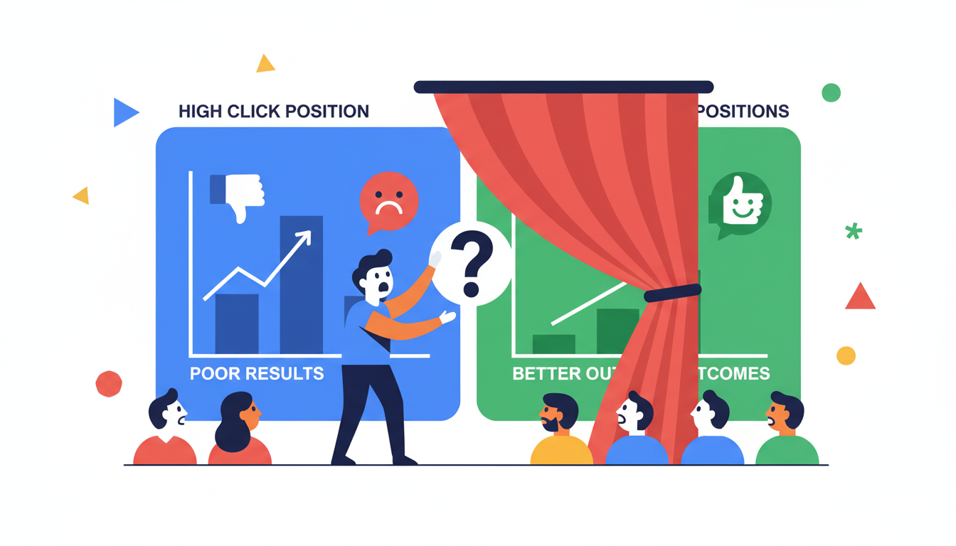 An illustration of shocking truth of google's first page