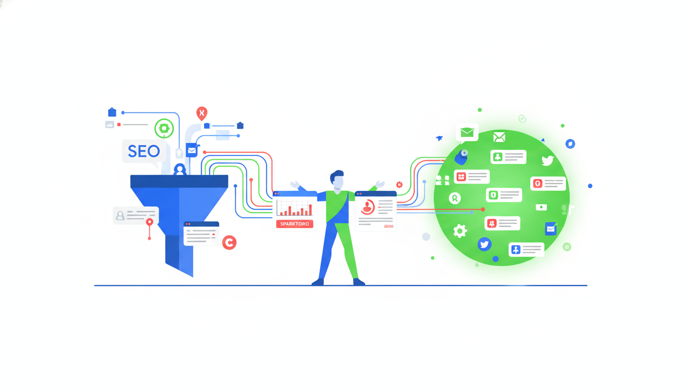 SparkToro audience research for SEO strategy bridging the gap between search optimization and audience intelligence